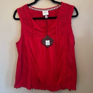 Women’s Knox Rose Red Tank Top, NWT